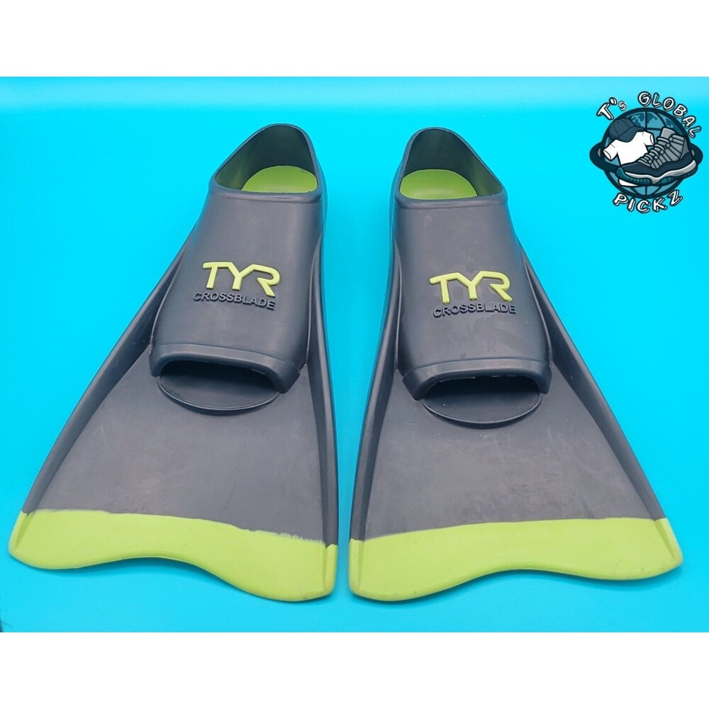 TYR Adult Crossblade Swim Fins 2.0 Green X-Small (US Men’s 3-5, Women’s 4.5-6.5)